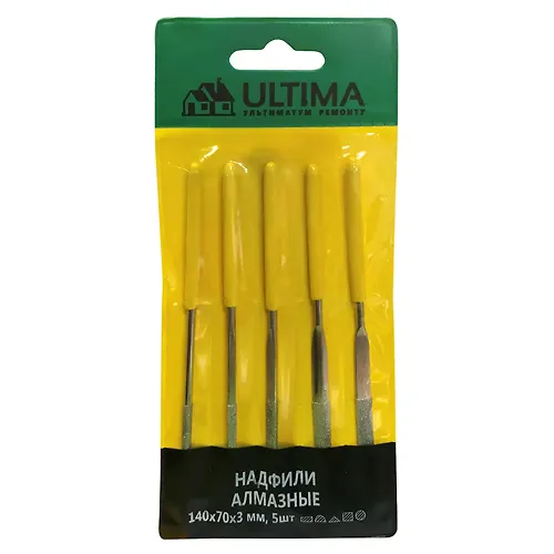 Nadfili almaznye Ultima, 140h70h3 mm,5 sht/nabor(1 up- 40 nab, 1kor- 10 up) art.125001_1