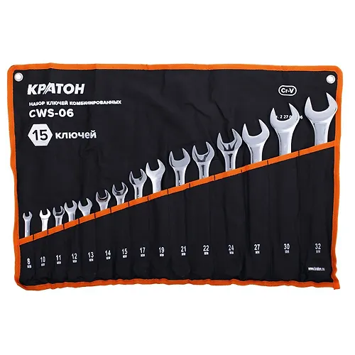 Nabor klyuchej kombinirovannyh Kraton CWS-06 15 pr_1