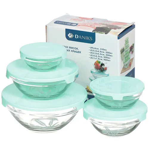 St Salatnik NABOR 5sht (9sm,10,3sm,12,5sm,14sm,17sm) Kolos s biryuz kryshkami DANIKS_2