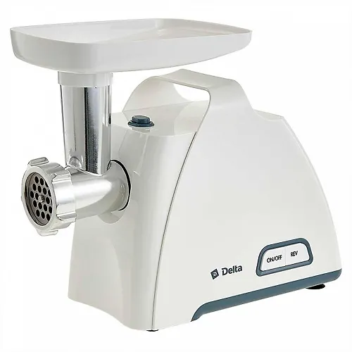 Myasorubka DELTA DL-6104M belyj s serym (2000 Vt)_1