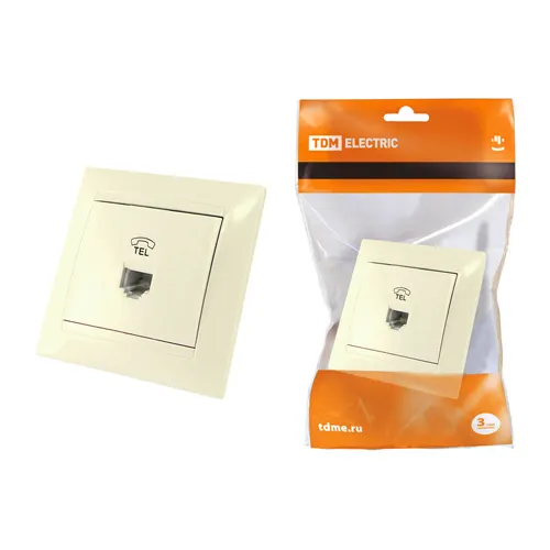 Rozetka telefonnaya RJ11 sl. kost 