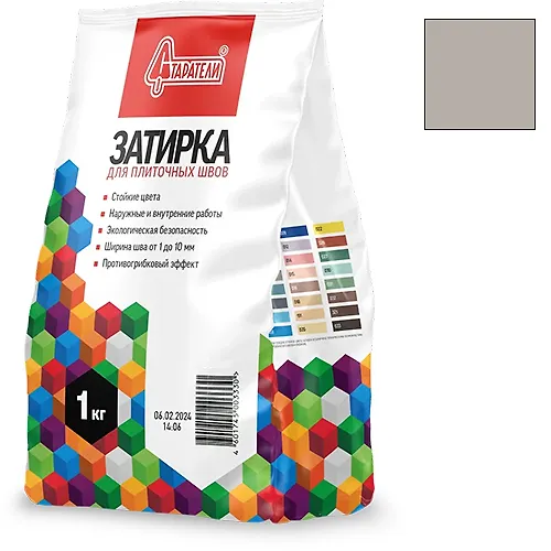 Zatirka dlya plitochnyh shvov 004 seraya 1 kg Starateli_1