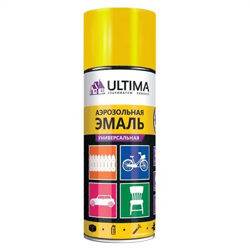 Kraska aerozolnaya FLUORESTSENTNAYA ZHELTAYA 520 ml. 